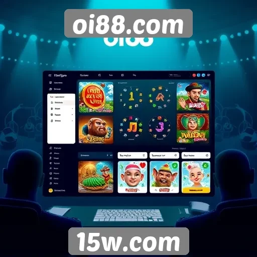 Análise da interface do usuário do oi88.com